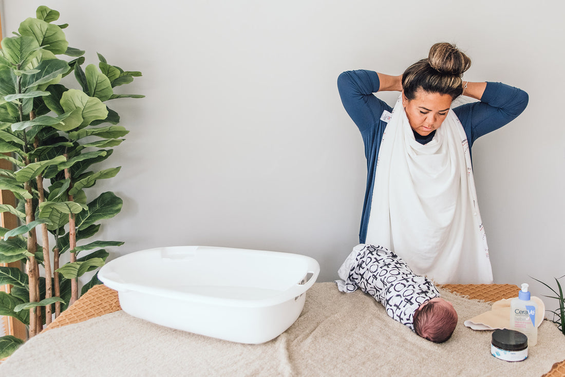 Bath Time! How to Bathe a Newborn Using The Oneberrie Bath Method